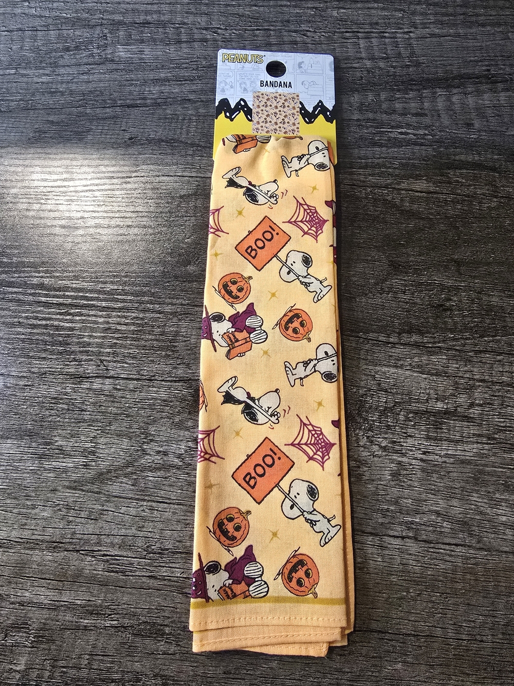 Peanuts Snoopy Kids Halloween Bandana - Orange